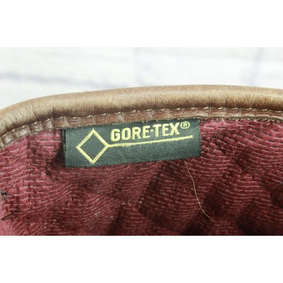 LL Bean Brown Leather Lace Up Gore-Tex Insulated Hunting Duck Boots Size 14 M - Picture 9 of 11